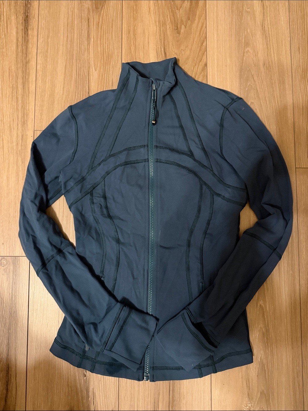 lululemon athletica Women's Teal Full-Zip Athletic Jacket